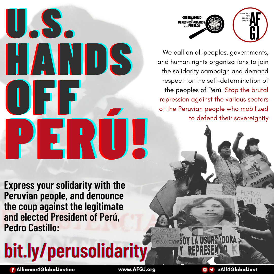 Crisis in Peru Statement of the People's Human Rights Observatory
